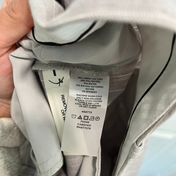 BNWT Ann Taylor Straight Leg Pant In Farrow Stripe - Picture 7 of 7